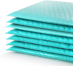 ProLine Teal Poly Bubble Padded Shipping Mailers Envelopes 10.5" x 16" (200 Mailers)