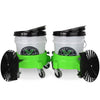 Liquid X Dual Bucket Car Wash Kit with High Performance Bucket Dollies