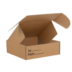 Ucanpack Thanksgiving Mailer Box 7 x 5 x 3" - Maple & Oak Printed Small Christmas Boxes - Holiday Shipping Box Made In USA Holiday Gift Box Gift Shipping Boxes