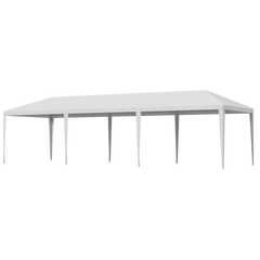 ZENSTYLE Patio Wedding Party Tent Set White Waterproof Canopy - 10 x 30' White