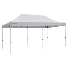 Klutch Tent Canopy Top Replacement 20ft. x 10ft., Commercial Strength, White
