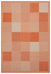 United Weavers Mali Dabeda Contemporary Geometric Area Rug, Orange, 5'3" x 7'6"