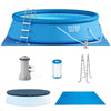 INTEX Easy Set 15ft x 42in Inflatable Above Ground Swimming Pool w/ Pump