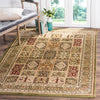 SAFAVIEH Lyndhurst Josephine Traditional Bordered Area Rug, Multi/Green, 9' x 12'