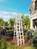 Classic 14" L x 68" H Vinyl A-Frame Ladder Garden Trellis, White