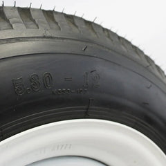 Southwest Wheel 12" x 4" 4-4" Bolt Circle White Trailer Wheel