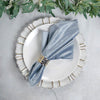 BalsaCircle 100 Pieces 20" x 20" Navy Blue Premium Velvet Napkins Linens