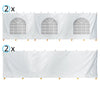 Party and Canopy Tent Premium Blockout Sidewall Kit, 30' x 30'
