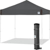 E-Z UP Pyramid Instant Shelter Canopy 10' x 10', Steel Grey