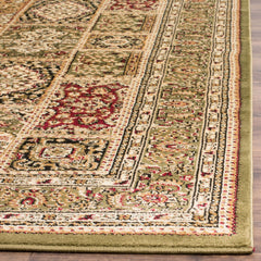 SAFAVIEH Lyndhurst Josephine Traditional Bordered Area Rug, Multi/Green, 9' x 12'