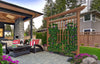 Vita 80" x 90" Colonial Composite Vinyl Trellis and Privacy Screen, Brown, VA84051