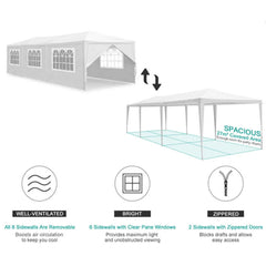 Zimtown 10'x 30' Third Generation Gazebo Canopy Outdoor Party Wedding Tent