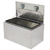 GZXS 36" Aluminum Storage Box Truck Underbody Toolbox Trailer RV Tool Heavy Duty Aluminum Tool RV ATV Trailer Storage Boxes W/Locks Keys Silver (36" x 18" x 17")