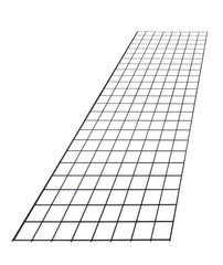 SSWBasics 2' X 6' Wire Grid Panel - Black (Pack of 3)