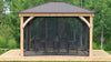 Yardistry 12' x 14' Meridian Hardtop Gazebo Mosquito Mesh Kit, Beige