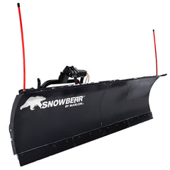 SnowBear UNIVERSAL 82-Inch x 19-Inch Hitch-Mounted Winch Driven Snowplow