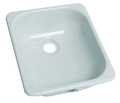 Lippert 209630 Better Bath 13" x 15" Square Galley/Kitchen Sink White