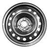 Remanufactured Painted Black Steel Wheel 15 x 5.5 fits 2012-2015 Kia Rio