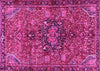Ahgly Company Indoor Rectangle Persian Pink Traditional Area Rugs, 8' x 10'