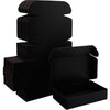 UCANPACK All Black Mailer Box 22 x 18 x 2.75" - 25 Pack Deluxe Mailer Boxes for Small Business Packaging Boxes - Made in USA Corrugated Shipping Boxes