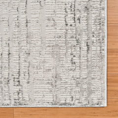Divina Area Rug, Aloma Cream & Gray, Runner, 2'6' x 7'