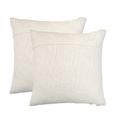 Mina Victory Cotton 20" x 20" Decor Pillow, 2-pack