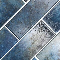 MSI Marza Cobalt 4 in. x 12 in. Glossy Ceramic Blue Subway Wall Tile