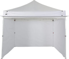 Ozark Trail White Commercial Instant 10' x 10' Straight Leg Instant Canopy with Sidewalls