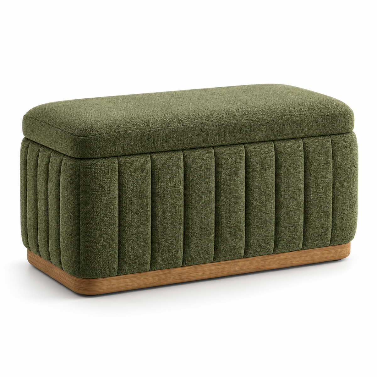 Cove Channel-Tufted Storage Ottoman