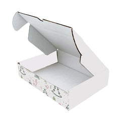 Ucanpack Christmas Packing Boxes 11 x 7 x 3" - 50 Pack Winter Forest Printed Holiday Boxes - Holiday Shipping Box Made In USA Holiday Box Corrugated Shipping Boxes