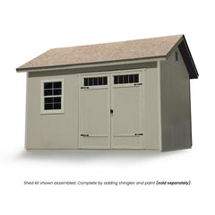 Handy Home Products Beachwood 10 ft. x 12 ft. Wood Storage Shed (with Floor)