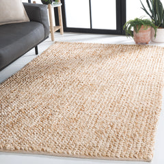 SAFAVIEH Natural Fiber Alayna Solid Area Rug, Natural/Bleach, 8' x 10'