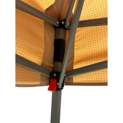 Garden Winds Custom Fit Replacement Canopy Top Cover Compatible with The Phi Villa Base 12' x 12', Canopy Top 9' x 9' Slant Leg - Upgraded Performance RIPLOCK 350 Fabric - Slate Gray