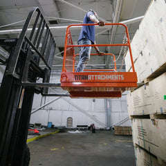 Titan Attachments Pallet Forklift Platform Safety Cage 36" x 36"