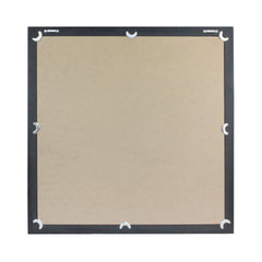 Stonebriar 23.5" x 23.5" Black Farmhouse 9-Panel Window Pane Wall Mirror