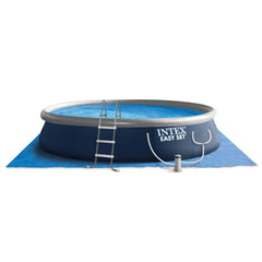 Intex Easy Set 15' x 42" Inflatable Outdoor Above Ground Swimming Pool Set