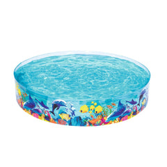 H2OGO! Fill-n-Fun Odyssey Kiddie Play Pool, 96" x 18"