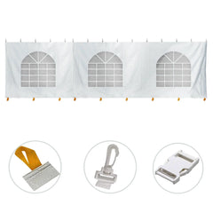 Party and Canopy Tent Premium Blockout Sidewall Kit, 30' x 30'