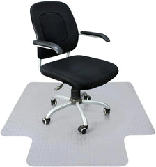 ZENSTYLE 48" X 36" X 1/8" Heavy Duty Carpet Chair Mat w/Lip, Transparent Chair mat for Office Chair Rug Carpet Floor Computer Desk Low and Medium Pile Carpets