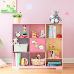 Fantasy Fields Magic Garden Kids Wooden 3 x 3 Cube Storage Unit