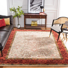 SAFAVIEH Persian Legend Joan Oriental Area Rug, Ivory/Rust, 7'6" x 9'6"