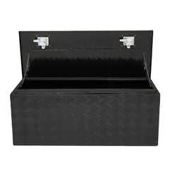 IVV Aluminum Truck Trailer Tool Box Pickup Underbody Truck Bed Storage Toolbox RV Trailer Organizer with T-Handle Latch Dual Lock Keys - Black, 42"L x 18"W x 17"H