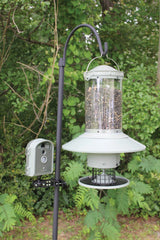 Wingscapes Autofeeder Squirrel-Resistant Bird Feeder with X-Large Capacity and Timer Control Settings, Green
