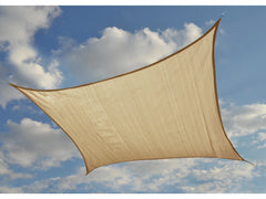 ShelterLogic Shade Sail Square - Heavyweight (Attachment point/pole not included) 16' x 16' Sand