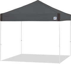 E-Z UP Pyramid Instant Shelter Canopy 10' x 10', Steel Grey