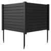 Costway 48"L x 37.5"H Air Conditioner Fence with 3 Ground Stakes