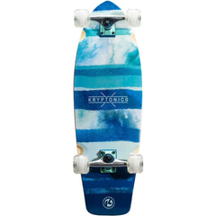 Kryptonics Super Fat Cruiser Complete Skateboard ("30.5'' x 9.75'') - Blue-Fish