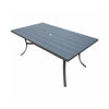 Four Seasons Courtyard Tuscany 72 x 39" Rectangular Aluminum Dining Table