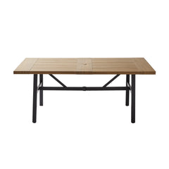 Better Homes & Gardens Kennedy Pointe Rectangular Outdoor Dining Table, 70" x 39"