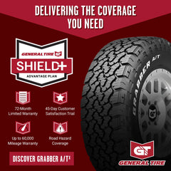 General Grabber A/T X All Terrain LT33X12.50R20 114S E Light Truck Tire